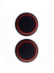 Универсальные антискользящие насадки на стик Черно-Красные (Black-Red) (silicone stick Cover Case Cap)